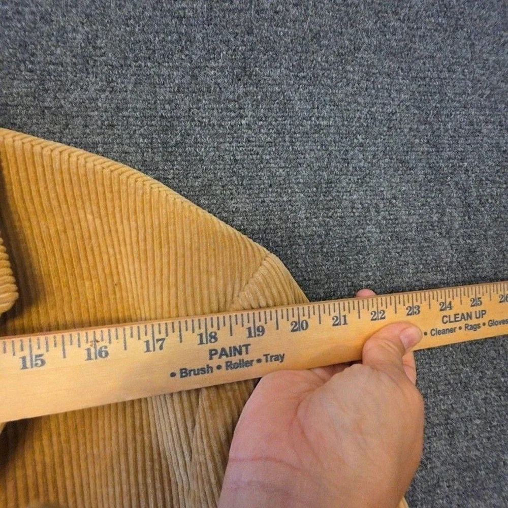 Bill Blass Blazer Sport Coat Mens 46XL Beige Cotton Corduroy Classic Jacket